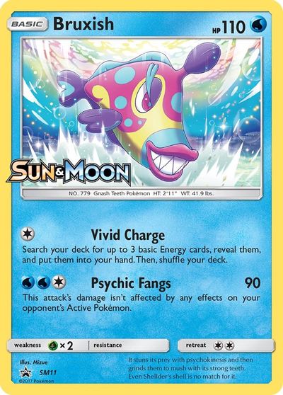 Bruxish - SM11 (Prerelease) card art