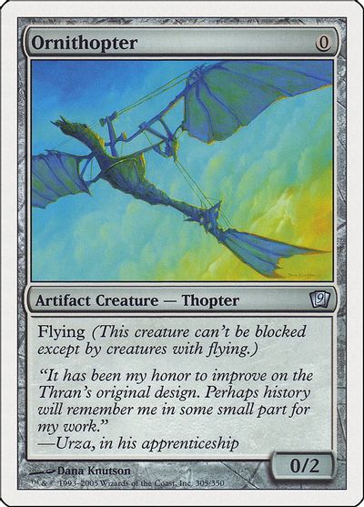 Ornithopter card art