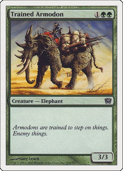 Trained Armodon card art