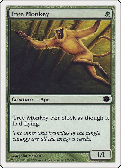 Tree Monkey card art