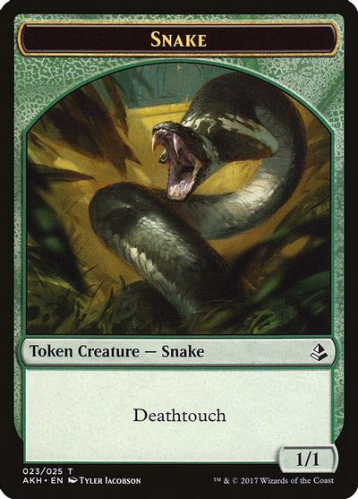 Snake Token card art
