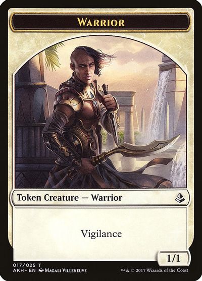 Warrior Token card art