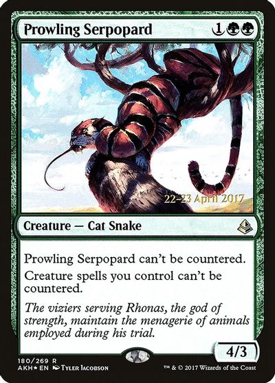 Prowling Serpopard card art