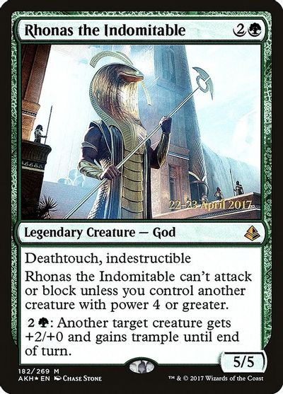 Rhonas the Indomitable card art