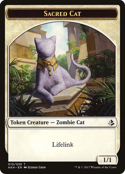 Sacred Cat // Insect Double-Sided Token card art