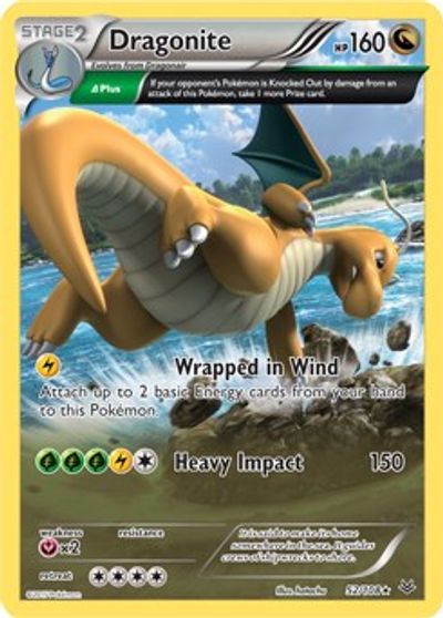 Dragonite - 52/108 (XY Roaring Skies) card art