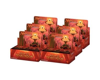 Hour of Devastation - Booster Box Case card art