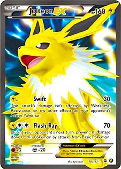 Jolteon EX - 28a/83 card art