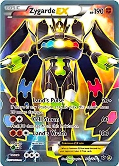 Zygarde EX - 54a/124 card art