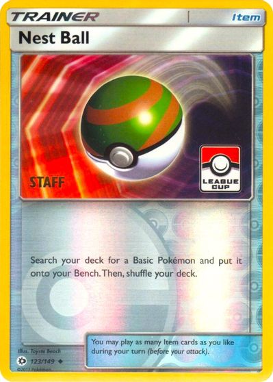 Nest Ball - 123/149 (League Cup) [Staff] card art