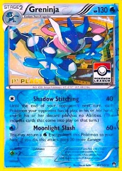 Greninja - 40/122 (Pokemon League) [1st Place] card art