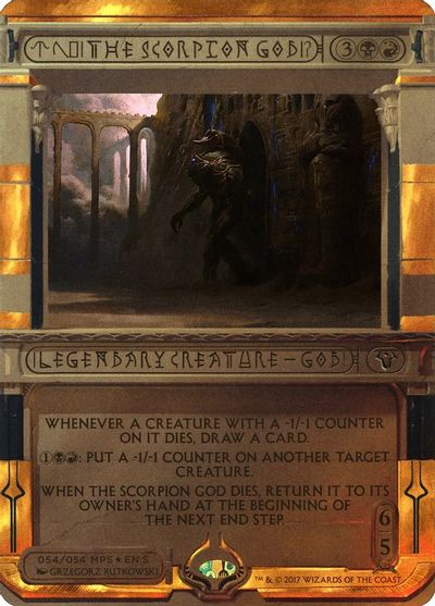 The Scorpion God card art