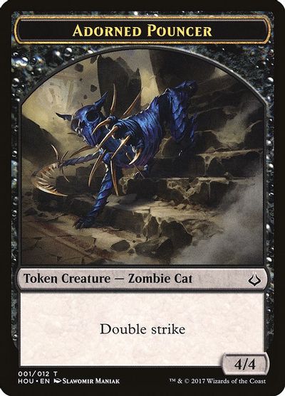 Adorned Pouncer Token card art