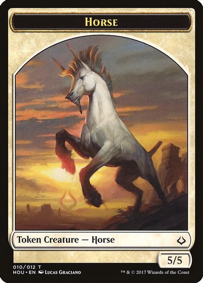 Horse Token card art