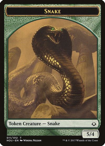 Snake Token card art
