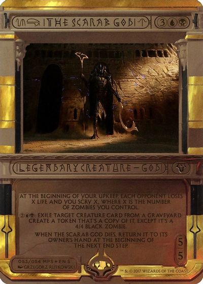 The Scarab God card art