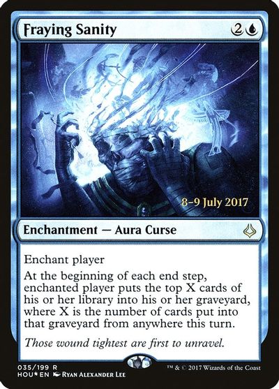 Fraying Sanity card art
