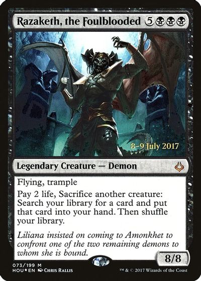 Razaketh, the Foulblooded card art