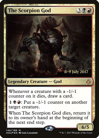The Scorpion God card art