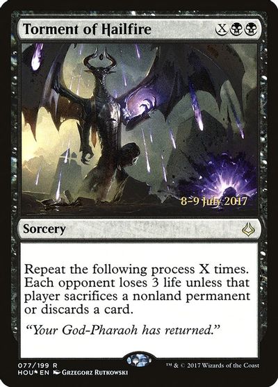 Torment of Hailfire card art
