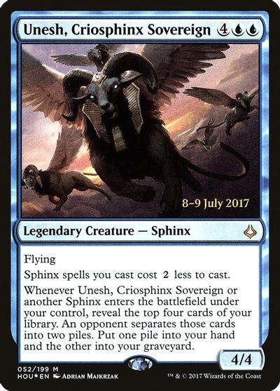 Unesh, Criosphinx Sovereign card art