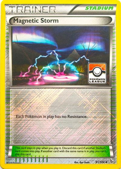 Magnetic Storm - 91/106 (Pokemon League) card art