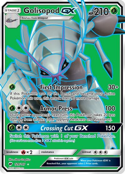Golisopod GX (Full Art) card art
