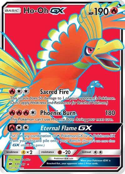 Ho-Oh GX (Full Art) card art