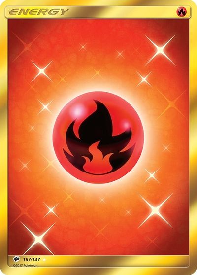 Fire Energy (Secret) card art