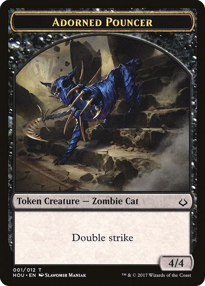 Adorned Pouncer // Horse Double-Sided Token card art