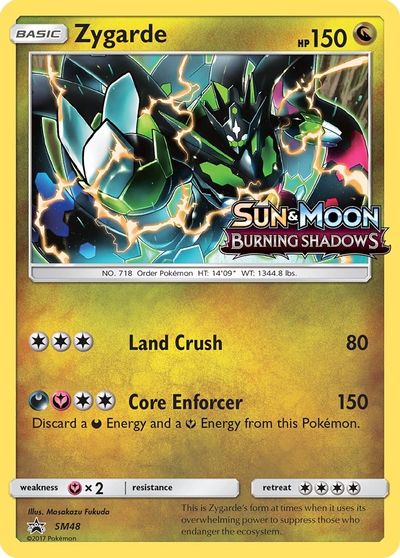 Zygarde - SM48 (Prerelease) card art