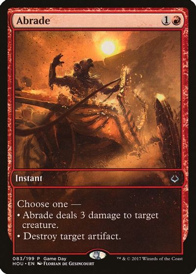 Abrade card art