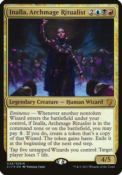 Inalla, Archmage Ritualist (Commander 2017) card art