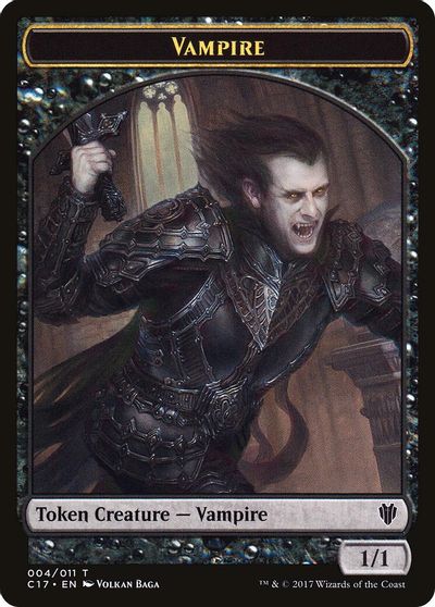 Vampire // Zombie Double-sided Token card art