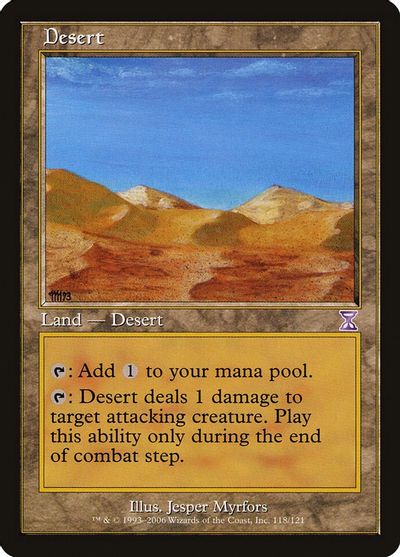 Desert card art