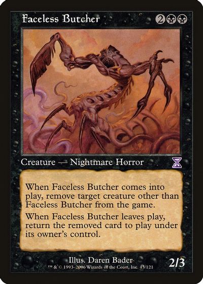 Faceless Butcher card art