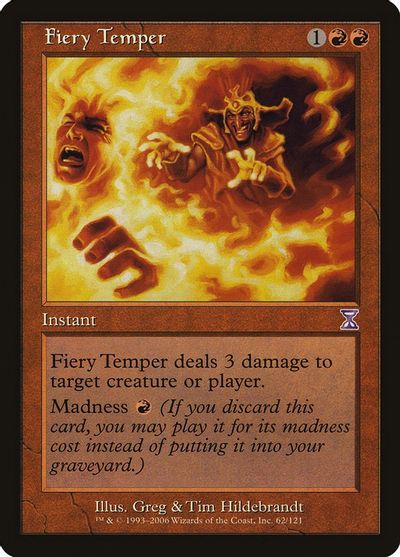 Fiery Temper card art