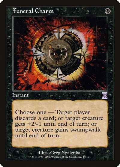 Funeral Charm card art