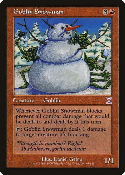 Goblin Snowman card art