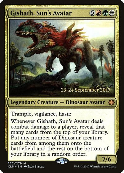 Gishath, Sun's Avatar (XLN) card art