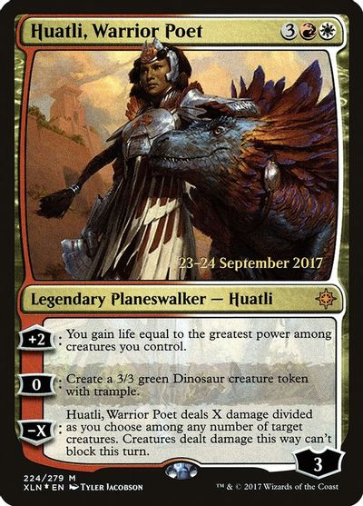 Huatli, Warrior Poet card art