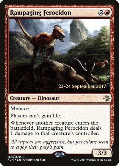 Rampaging Ferocidon card art