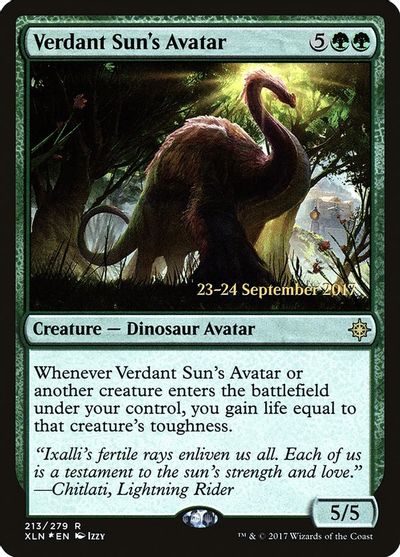 Verdant Sun's Avatar card art