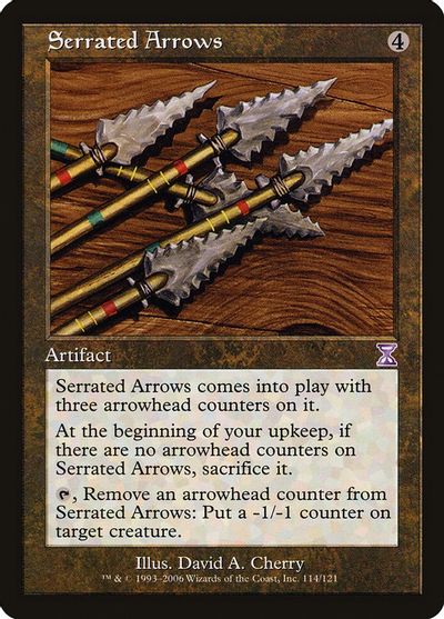 Serrated Arrows card art