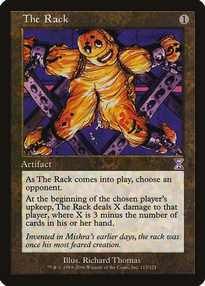 The Rack card art