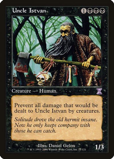 Uncle Istvan card art