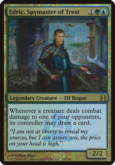 Edric, Spymaster of Trest (Commander Launch Promo) card art
