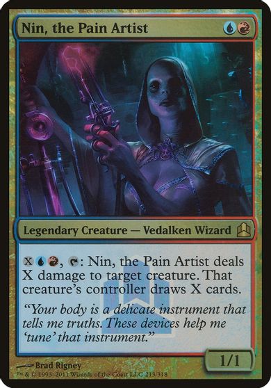 Nin, the Pain Artist (Commander Launch Promo) card art