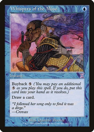 Whispers of the Muse card art