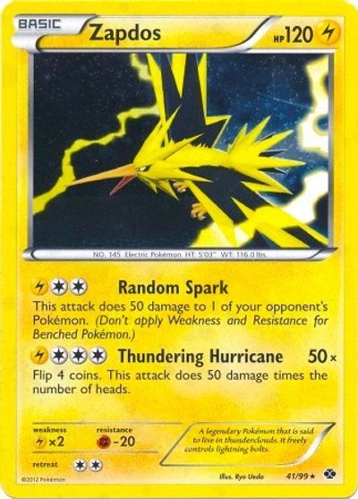 Zapdos - 41/99 (Next Destinies) card art